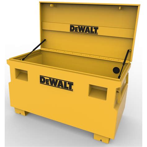 steel job site boxes|dewalt jobsite tool box.